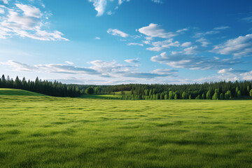 view of a green field extension of terrain