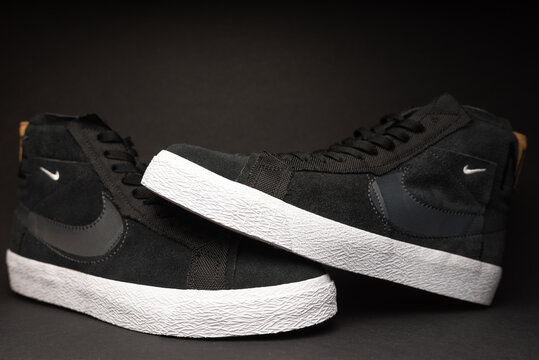 Warsaw, Poland ? January 20, 2024: Nike Sb Zoom Blazer Mid prm sneakers