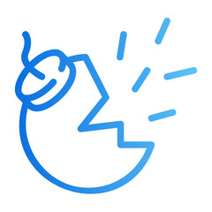 explosive gradient icon