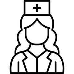 Fototapeta premium Nurse Icon