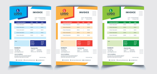 Delivery Note Price List Design