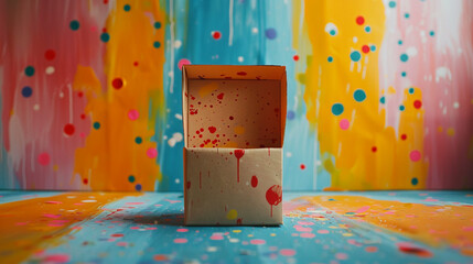 The box exudes a playful charm