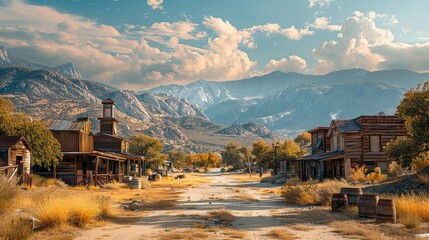 An old western town