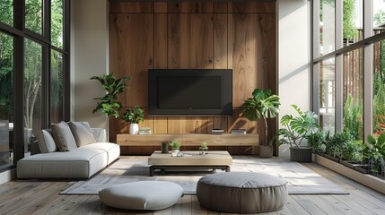 A simple and modern interior decor element