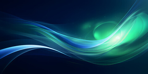 blue green swirl background