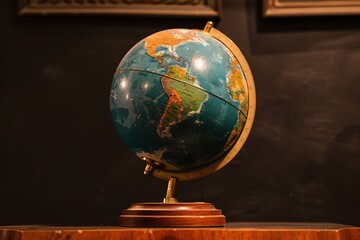 a globe on a stand