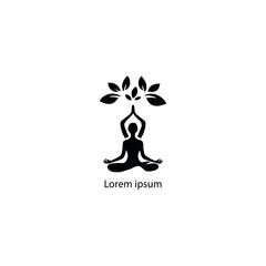 yoga logo with white background