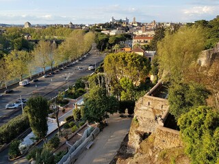 Fototapeta na wymiar Roma Panorama