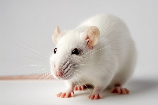 a white mouse with long whiskers