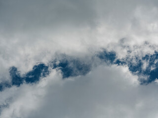 Fototapeta na wymiar fluffy clouds and sky background