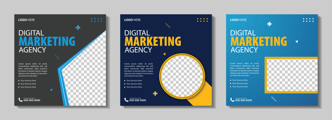 Corporate and digital business marketing promotion post design or social media banner minimal and modern. flyer, poster, banner, brochure, email header, post in social networks, advertising, events. - obrazy, fototapety, plakaty