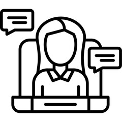 Virtual Meeting Icon