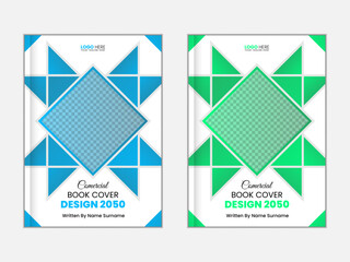 Fototapeta premium Modern corporate book cover design template