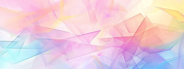 Obraz premium A colorful, abstract background with a pink and blue triangle