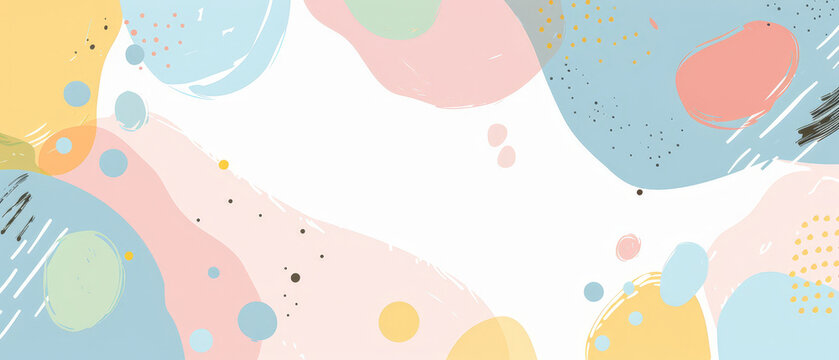 A colorful background with a lot of dots and circles