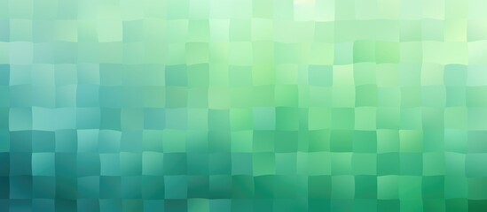 Light Green abstract mosaic pattern with gradient for background use. - obrazy, fototapety, plakaty