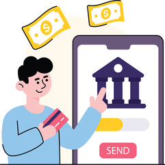 Vectors Business and Finance Flat Illustrations Style 