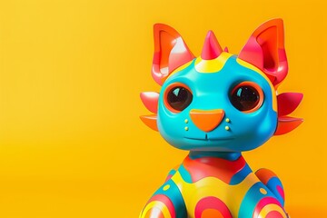 Obraz premium Creature Toy A toy that resembles a unique and fantastical creature. combining elements of imagination. creativity. and playfulness. .