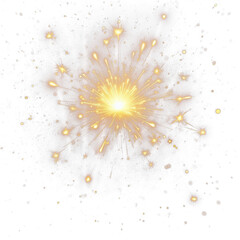 firework isolate PNG transparent background