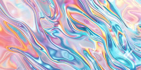Abstract psychedelic pattern foil background