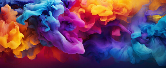 Spectacular mixture of colors creating a captivating gradient, captured in high-definition detail...