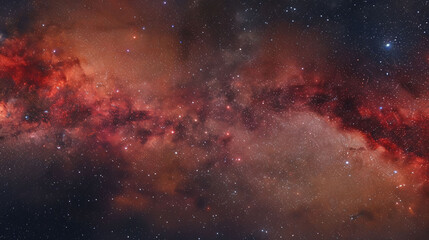 Fototapeta premium The vastness of the cosmos, filled with countless stars