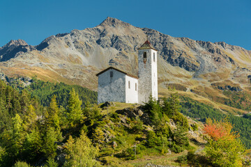 Kapelle bei Montvalezan, Savoyen, Frankreich