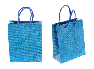 Set of Shopping Bags, isolated on transparent background  - 755724485