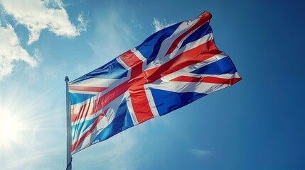 Flag of United Kingdom, Great Britain.