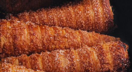 waffle sweet cone close up background