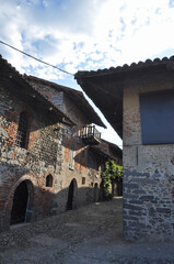 Ricetto medieval village in Candelo - 755725456