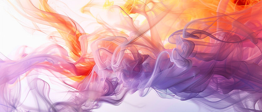 silk background splash smoke colorful realistic full Fogg.