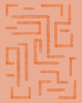 Peach color background with delicate pattern