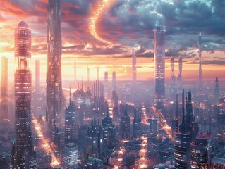 Fototapeta premium Commercial illustrate of Embrace the cycle of life and death with Reincarnation where souls are reborn into new bodies to continue their spiritual journey.