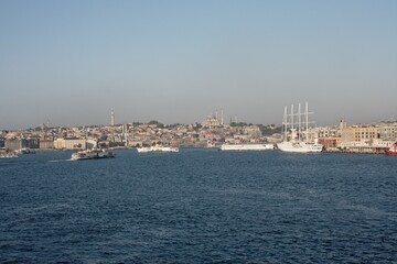 Fototapeta premium Photos d'Istanbul en Turquie, marché, ville et bord de mer