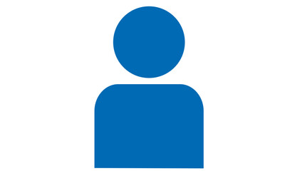 人物ピクトグラム　シルエット　アイコン 上半身アバター