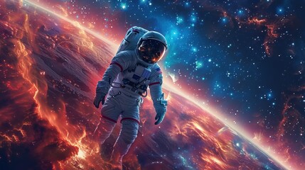 space t shirt astronaut