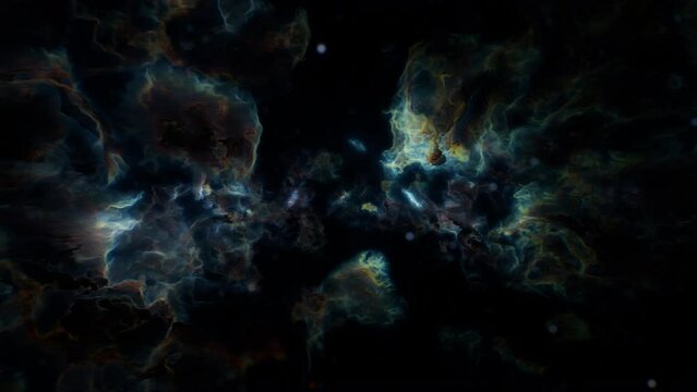 A black and blue space filled with lots of stars
