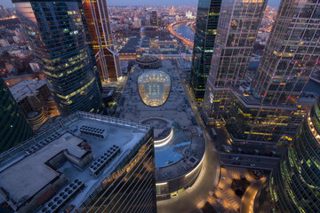  Central core in Moscow International Business Center (MIBC). Underground part of the Core includes...
