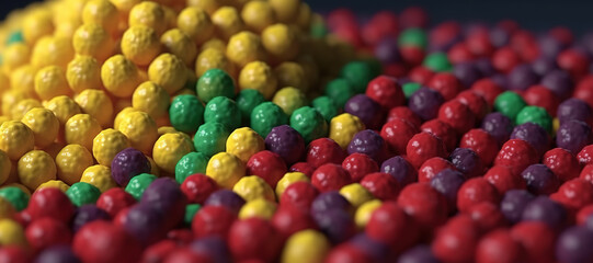 Fototapeta na wymiar colorful circle balls 38