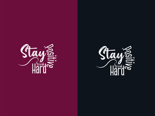 Typography T-shirt design template vector illustration.