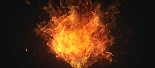 fire explosion, hot, flame, blaze 21