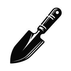 Silhouette of a Planting Trowel