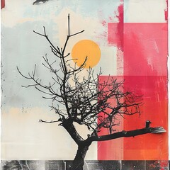 Contemporary Art Collage of Good Friday Nature

