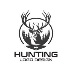 Hunting Vector Logo Design