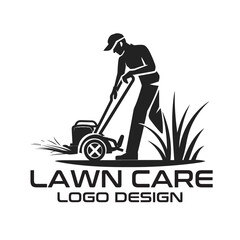 Lawn Care Vector Logo Design