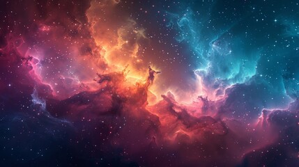 A dreamy star nebula background, ideal for otherworldly designs, magical posters, or as a captivating backdrop for websites and social media.