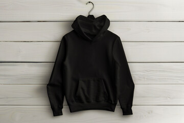 Black hoodie Mockup