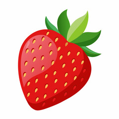 strawberry Vector art  illustration 
