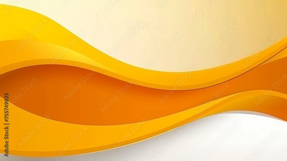 Poster elegant abstract background in yellow, orange, and white tones with soft gradient and minimal design